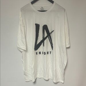Fanatics White and Black LA Knight Tee